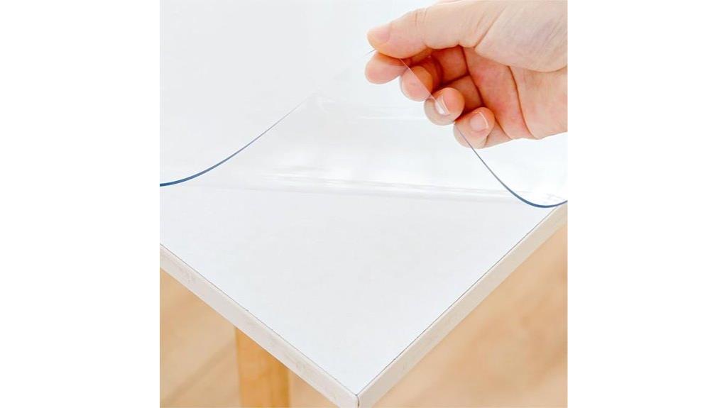 table cover protector clear