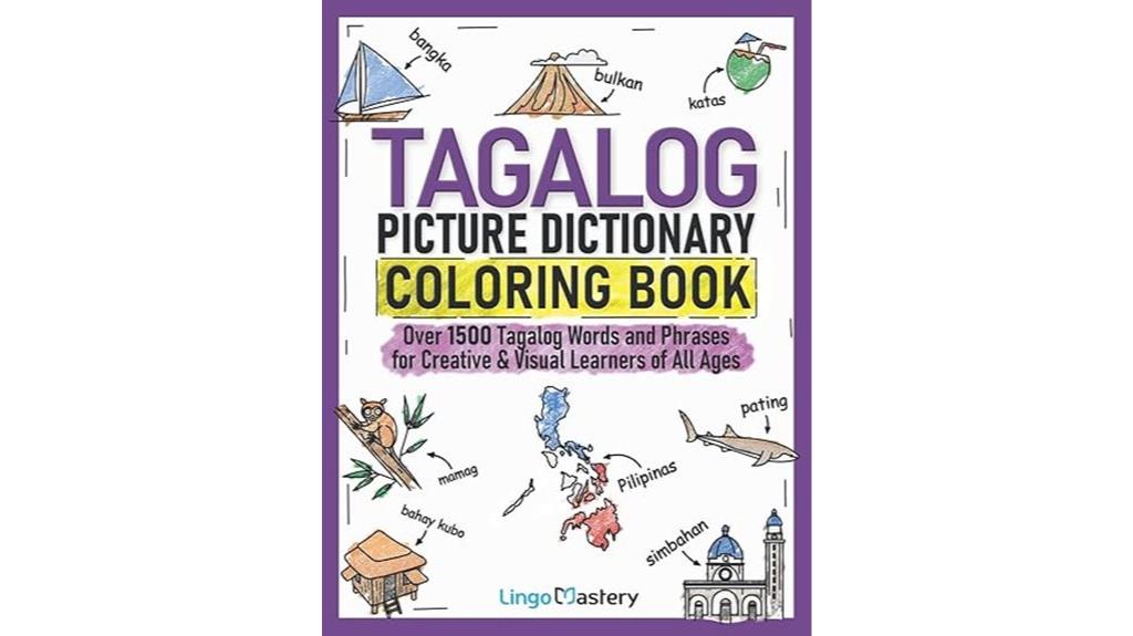 tagalog coloring book dictionary