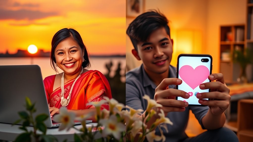 technology strengthens long distance love