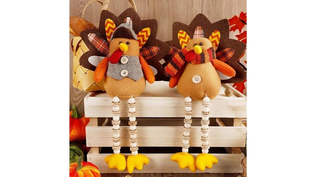 thanksgiving turkey decoration set