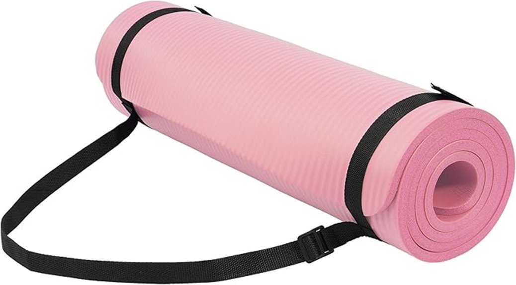 thick high density yoga mat