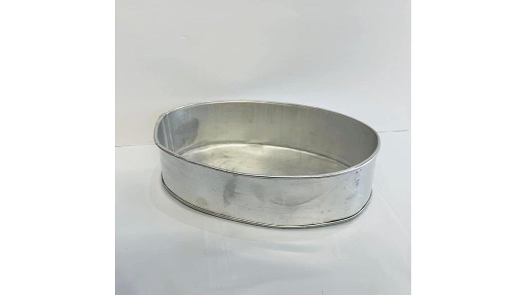 three piece flan baking set