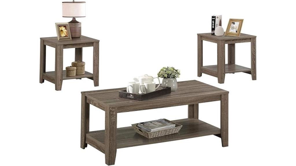 three piece table set