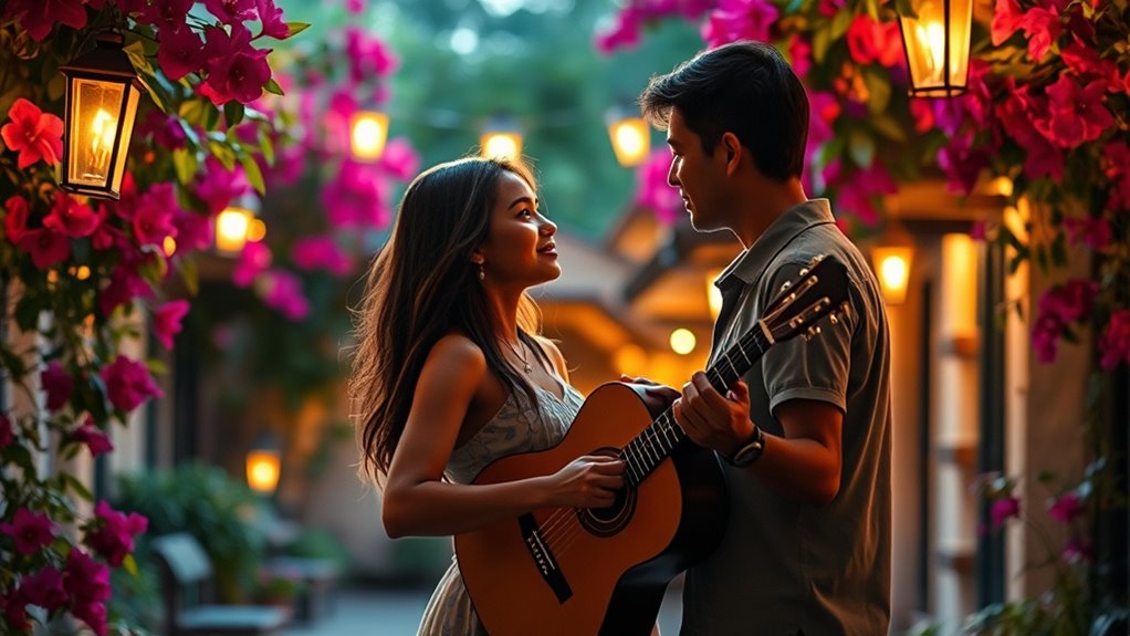 timeless love through serenading