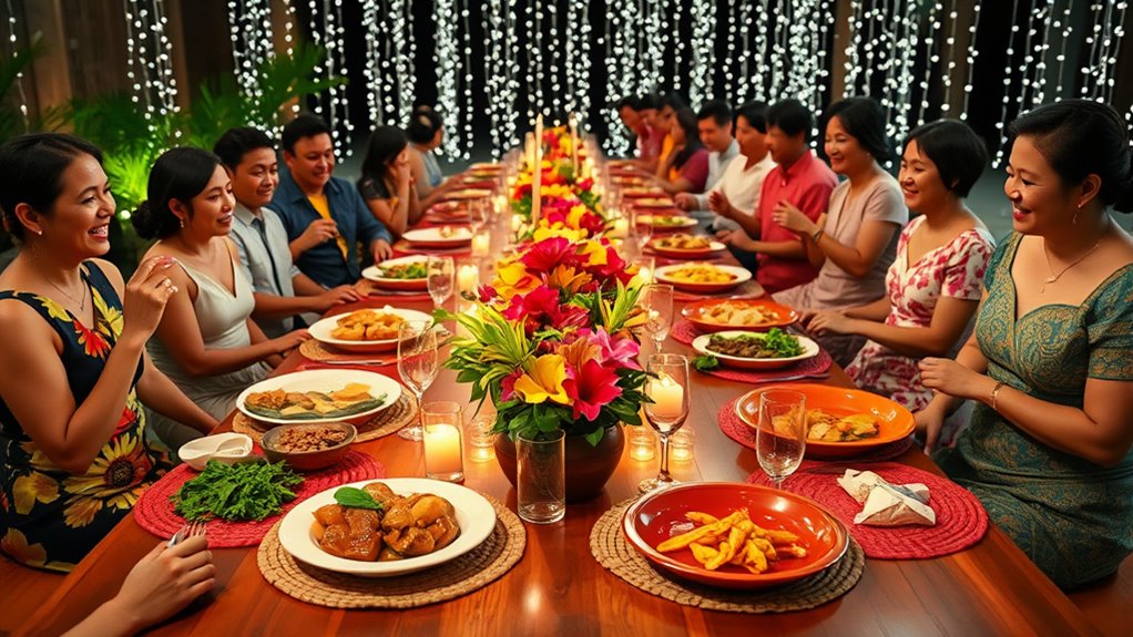 traditional filipino anniversary feast