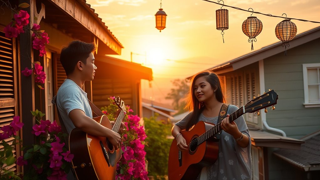 traditional filipino courtship serenade