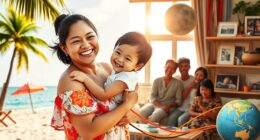 transcontinental family connection established
