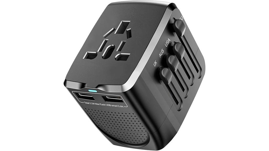 travel adapter with usb