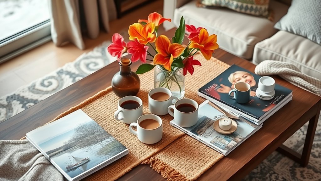 travel coffee table decor