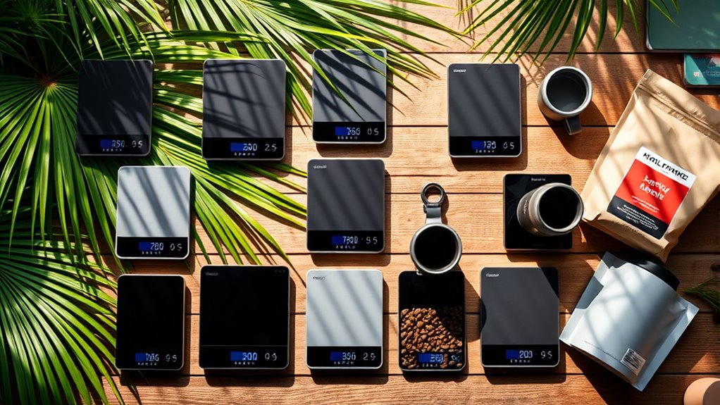 travel friendly coffee scales