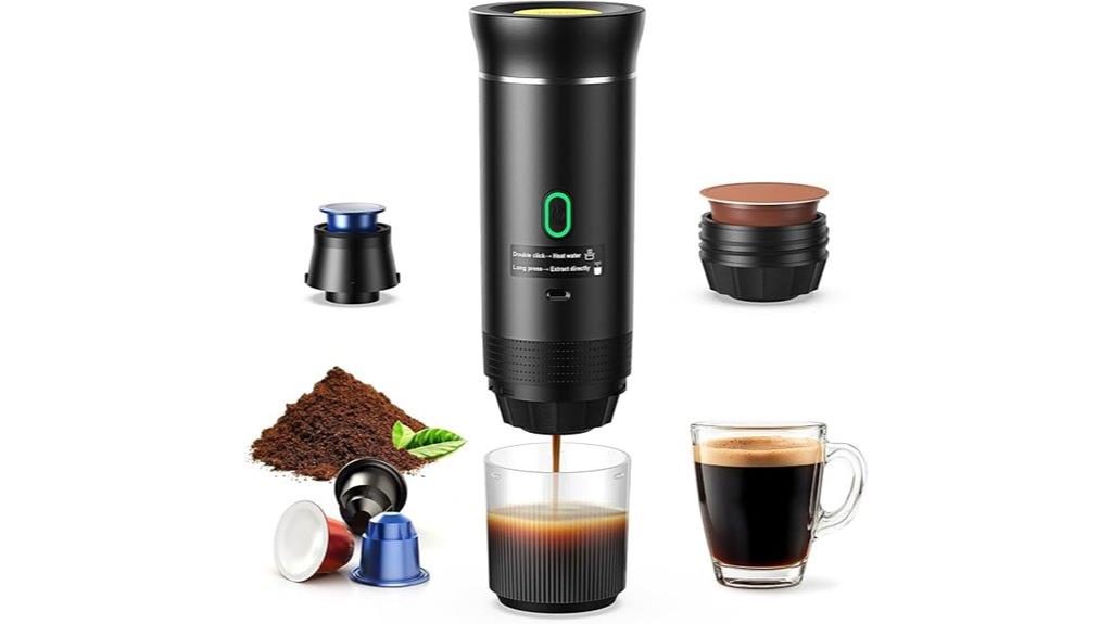 travel friendly espresso maker