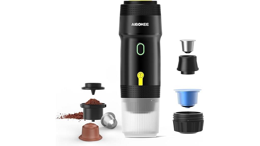 travel friendly espresso maker