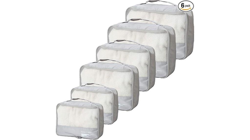 travel organization with cubes