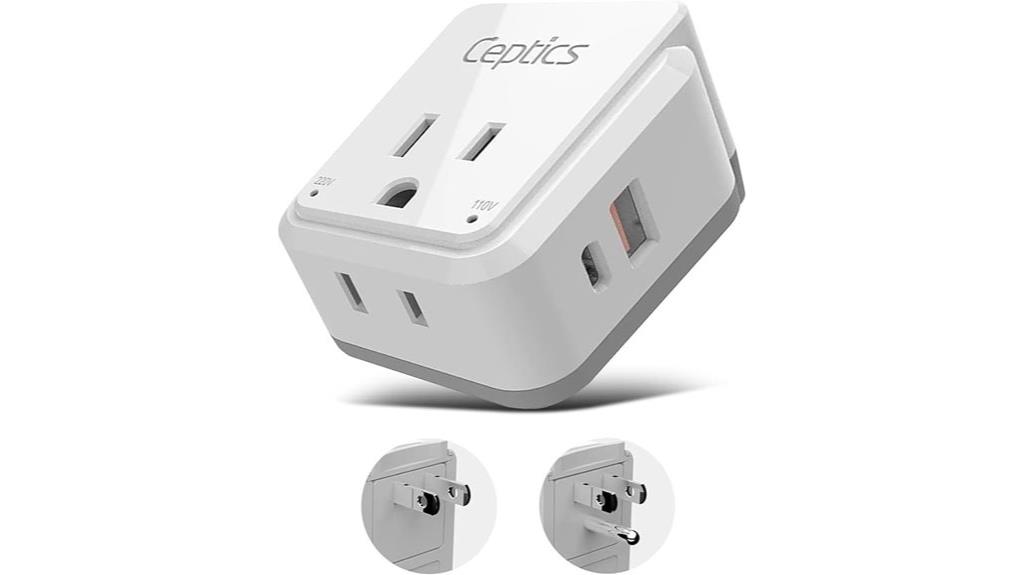 travel plug adapter set