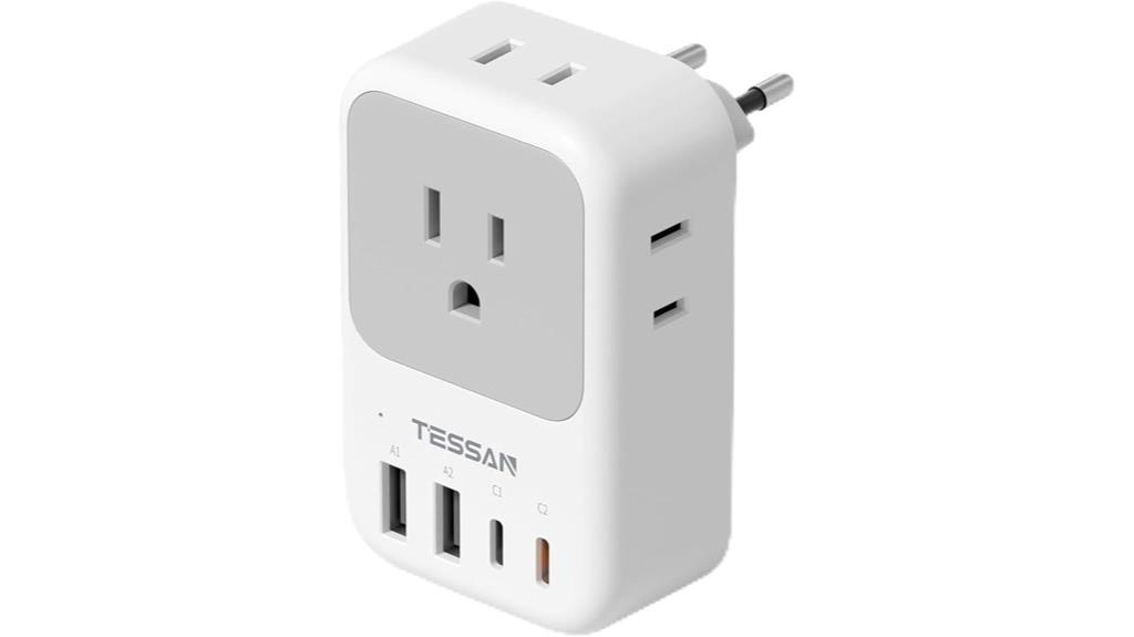 travel plug adapter usb