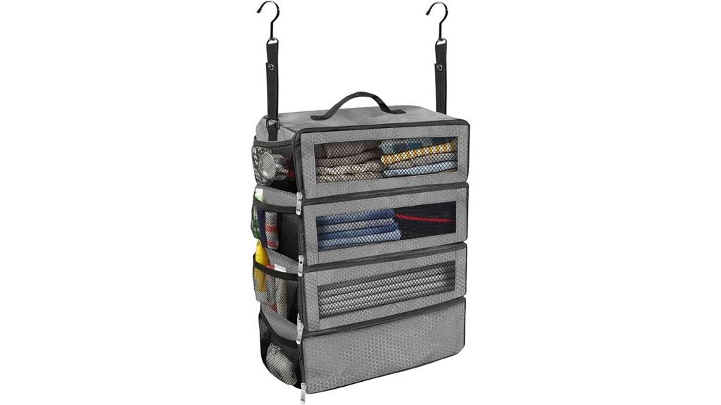 travel shelf organizer solution