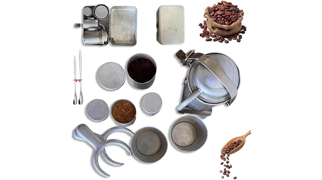 unique camping coffee set