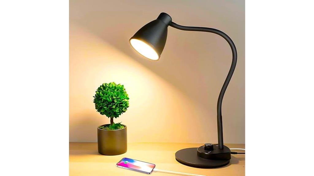 usb charging desk lamp