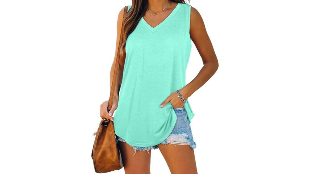v neck women s tank top