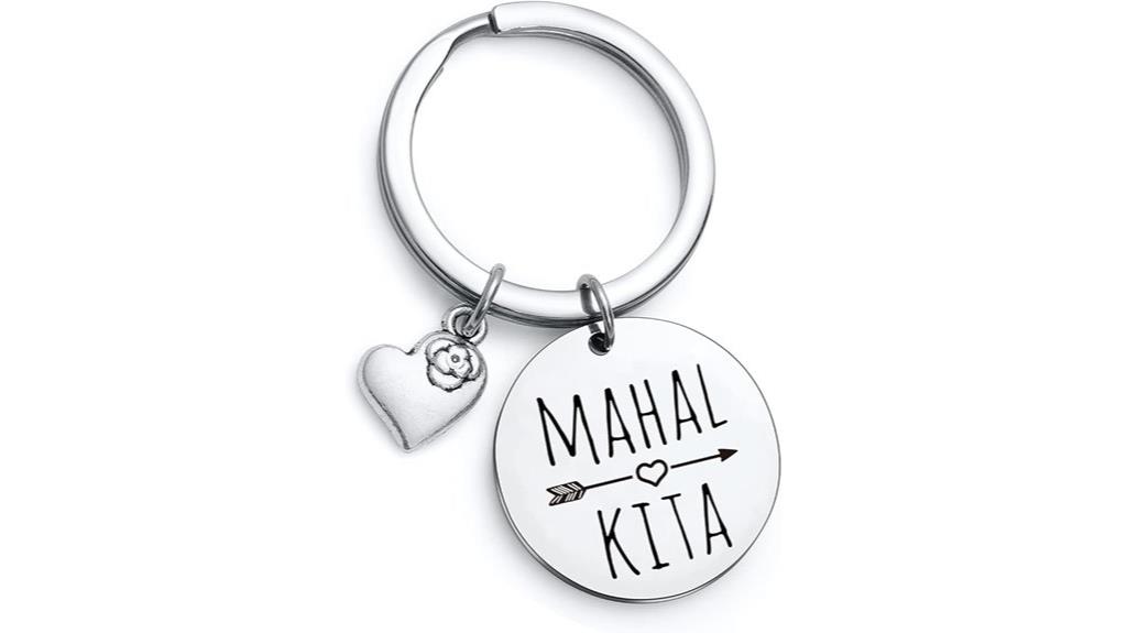 valentines day keychain gift