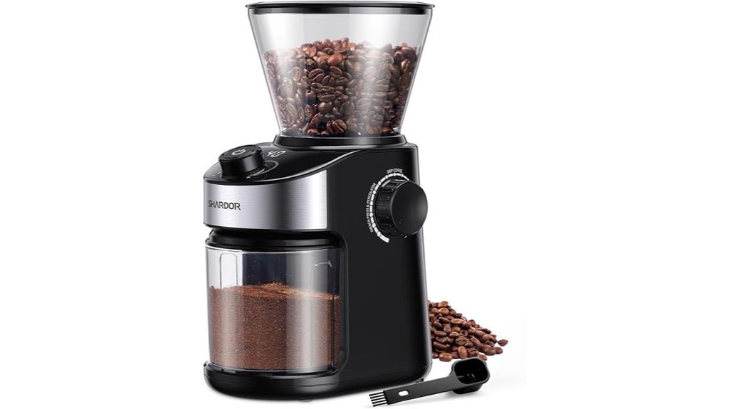 versatile coffee grinding options