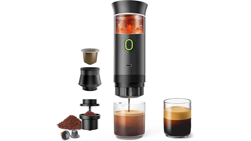 versatile travel coffee maker