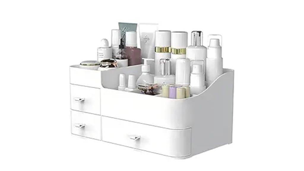 versatile vanity makeup storage