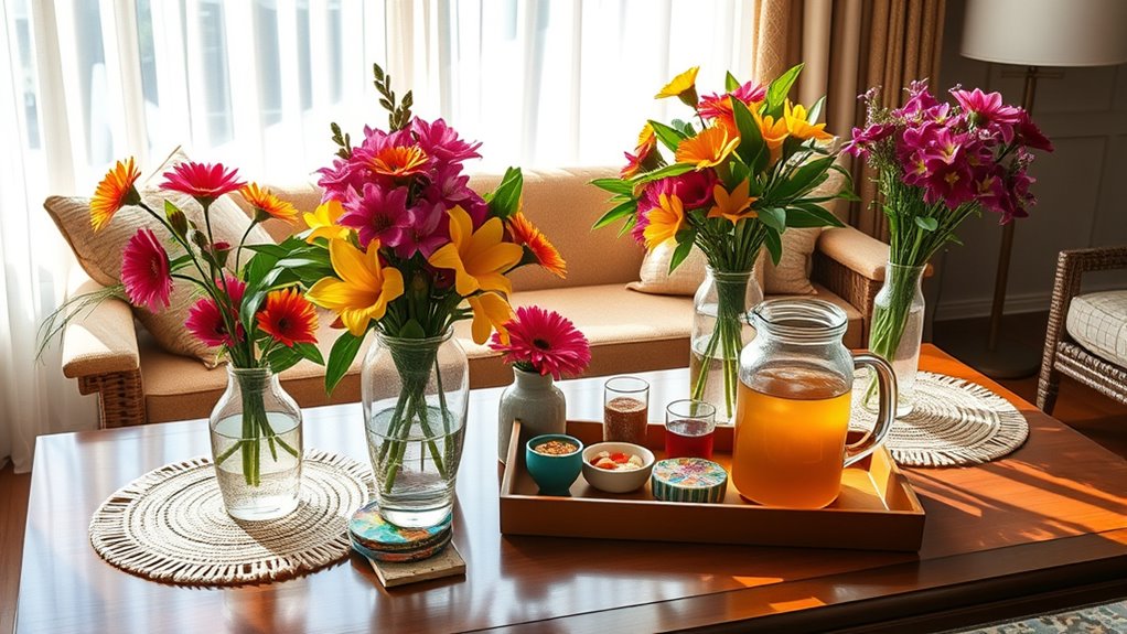 vibrant lightweight summer decor