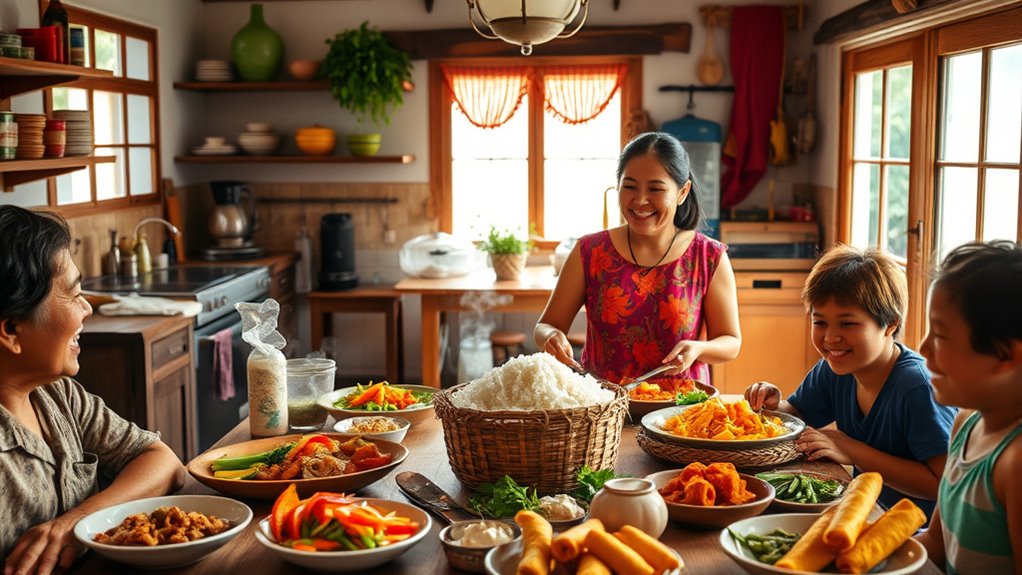 warm hospitality through meals