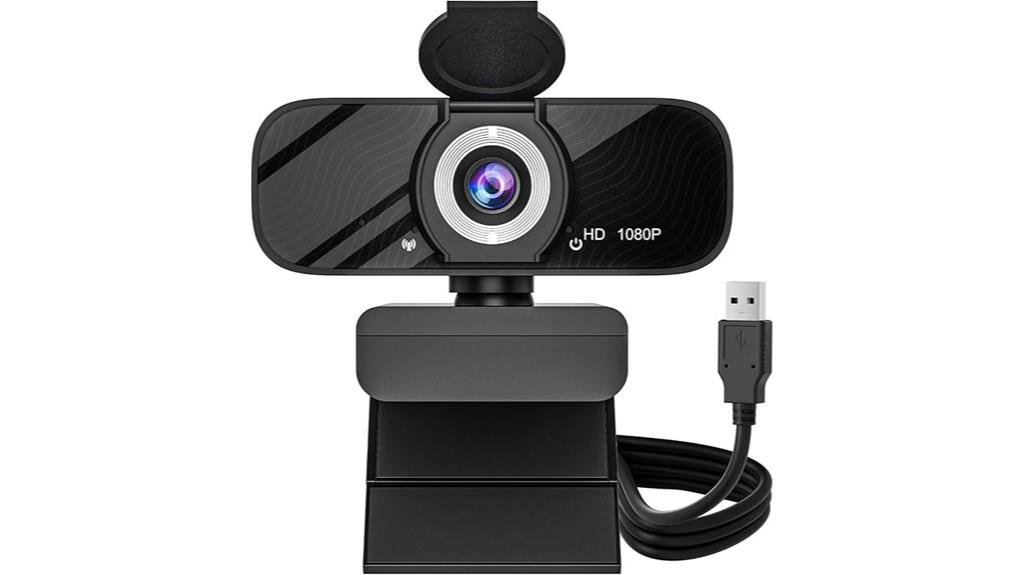 webcam with microphone tripod