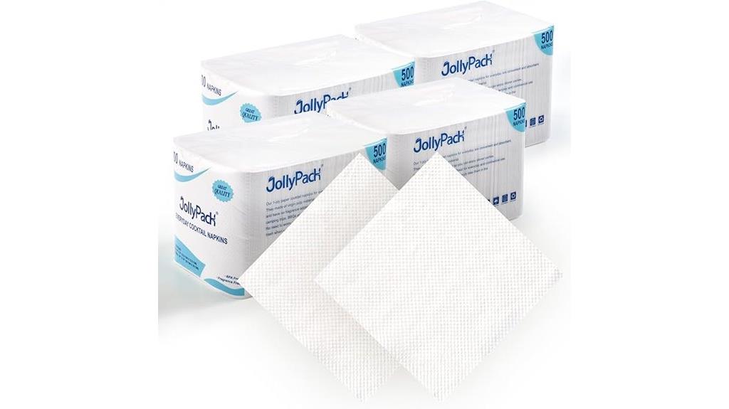 white cocktail napkins bulk
