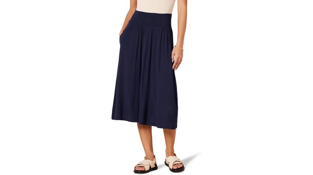 women s midi length skirt