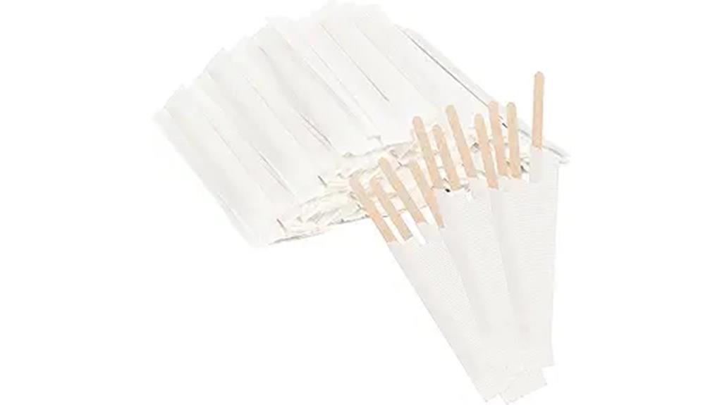 wooden coffee stirrers pack
