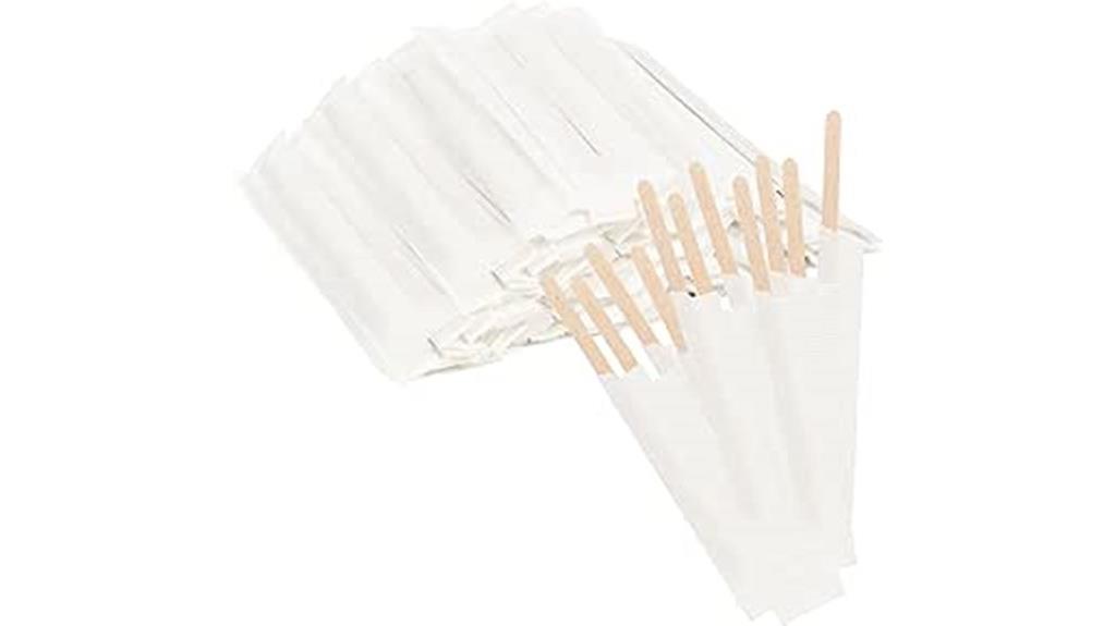 wooden coffee stirrers pack