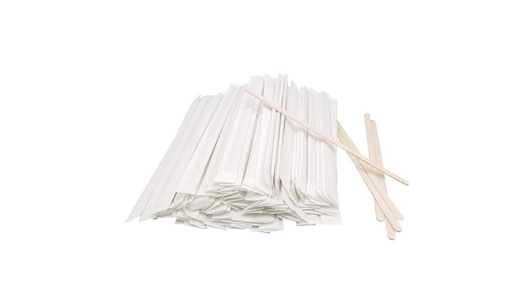 wooden stirrers for beverages