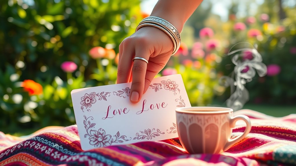 writing heartfelt love notes