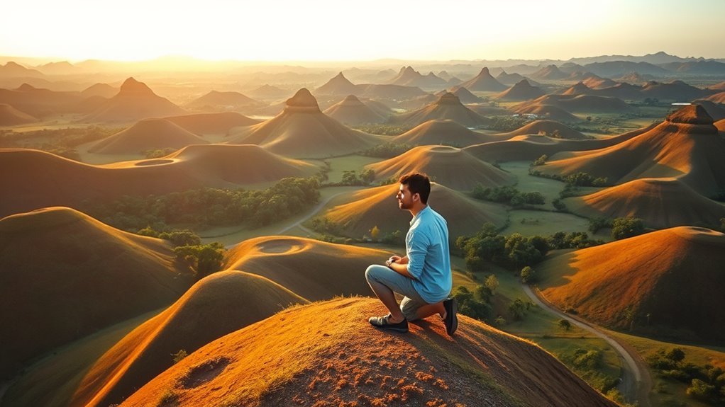 chocolate hills proposal moment