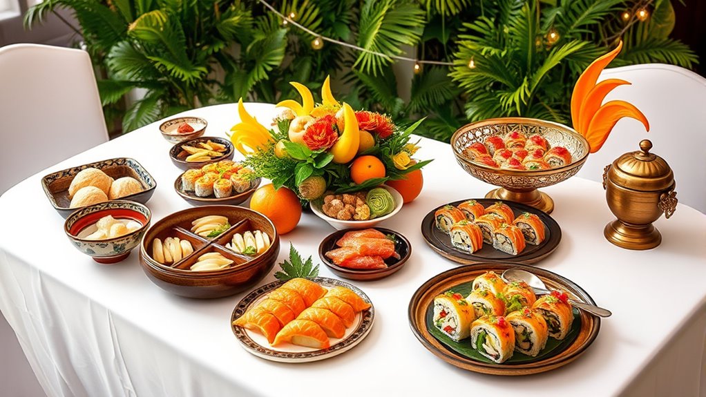 cultural fusion menu design