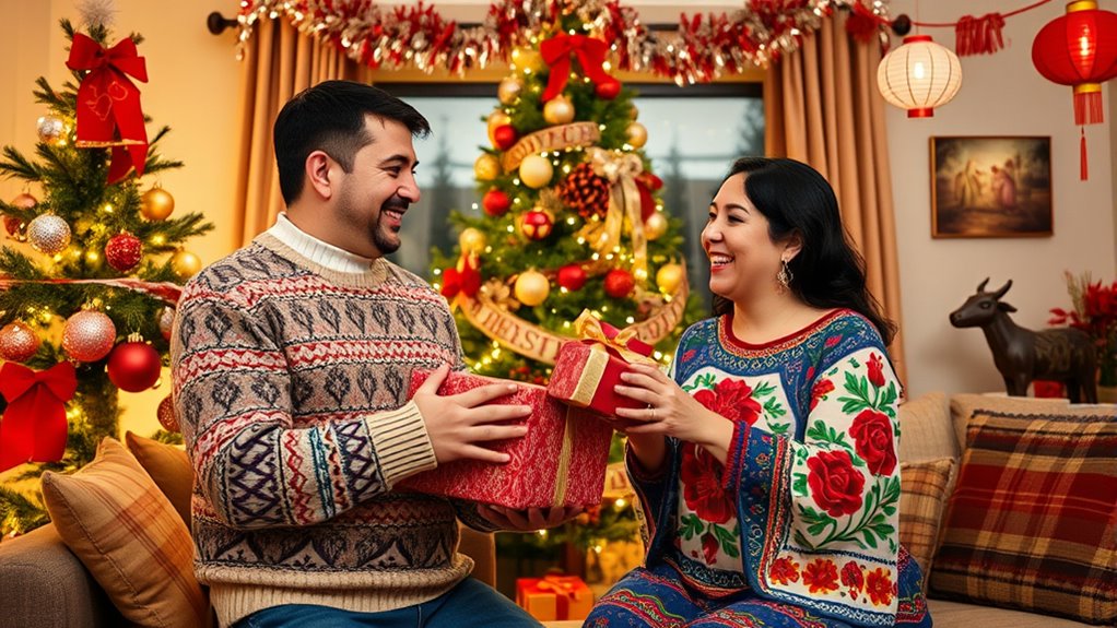 dual christmas celebrations abroad