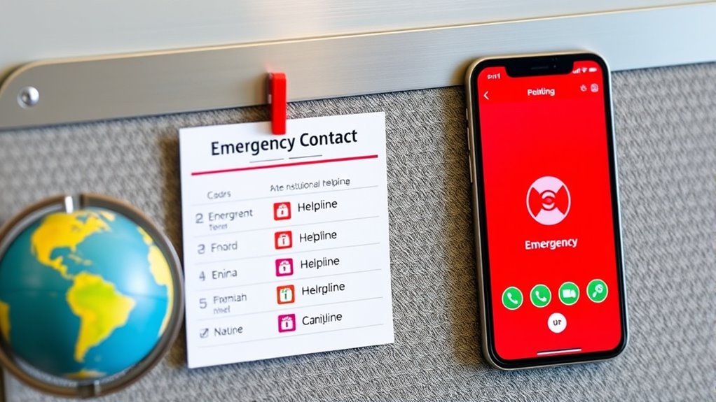 important expat emergency contacts