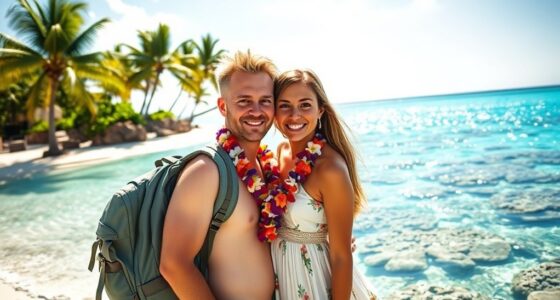 island romance from backpackers