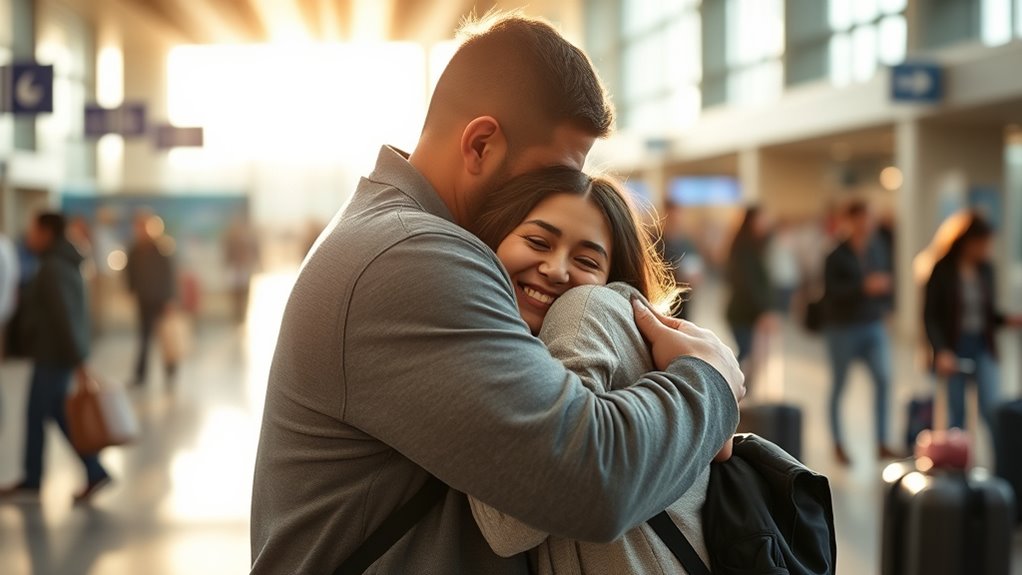 jamal and pia s airport reunion