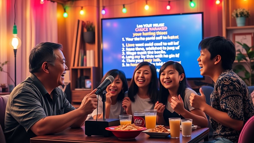 karaoke unites filipino families