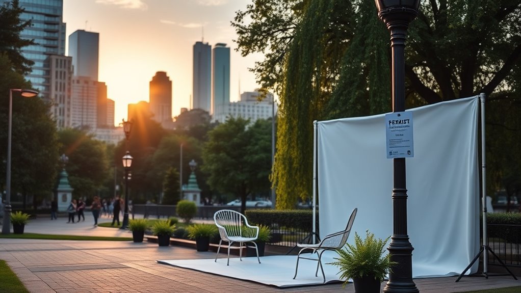 plan permits lighting preparation