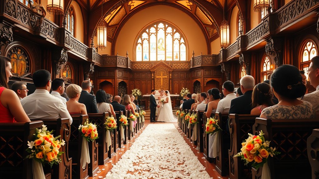 planning church wedding requirements