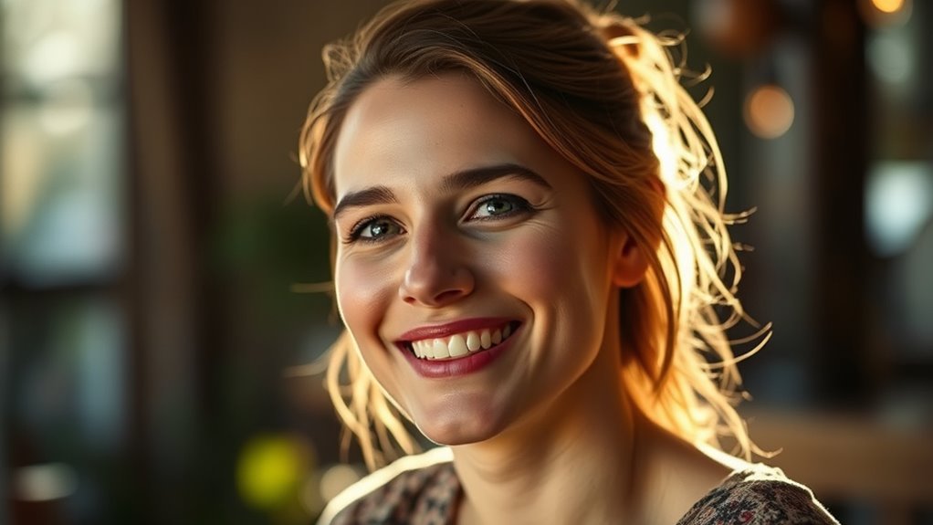 use natural soft lighting