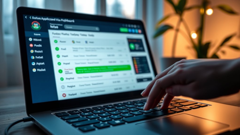 visa status online tracking