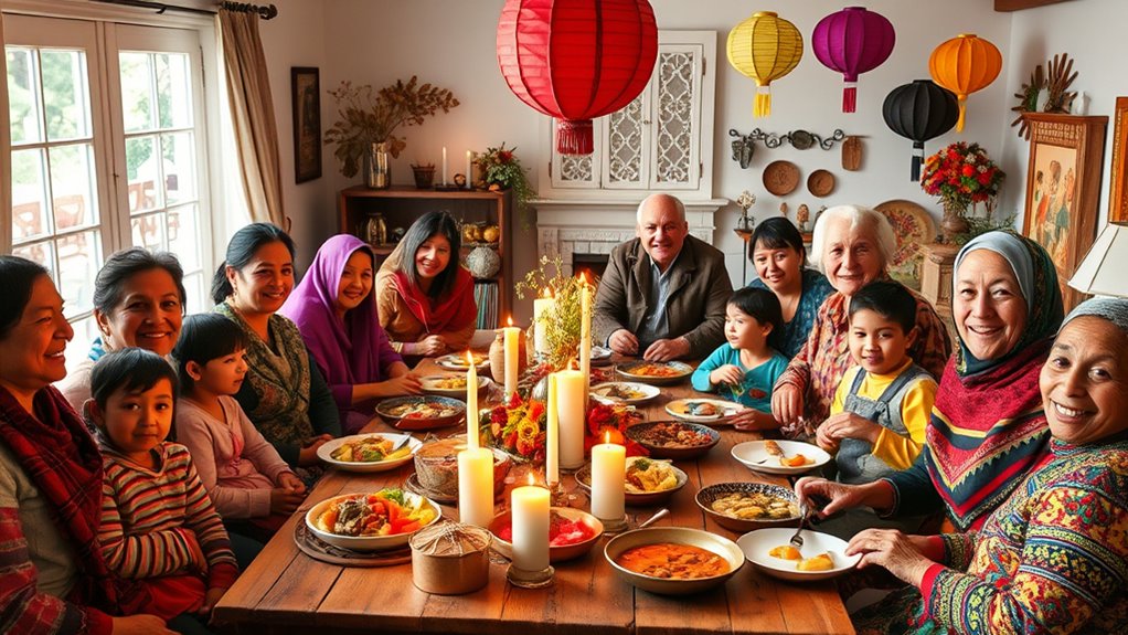 shared holiday tradition blending