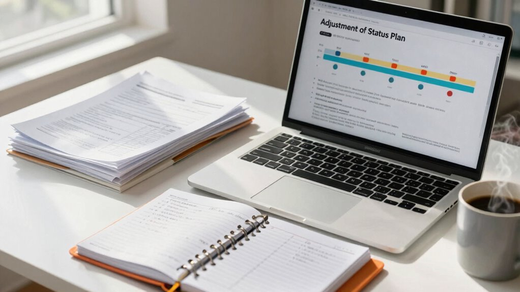 k 1 adjustment of status