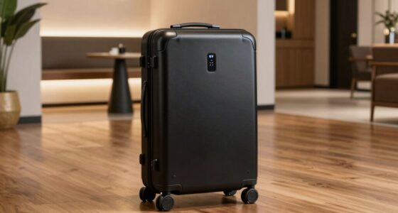 smart suitcase with charger